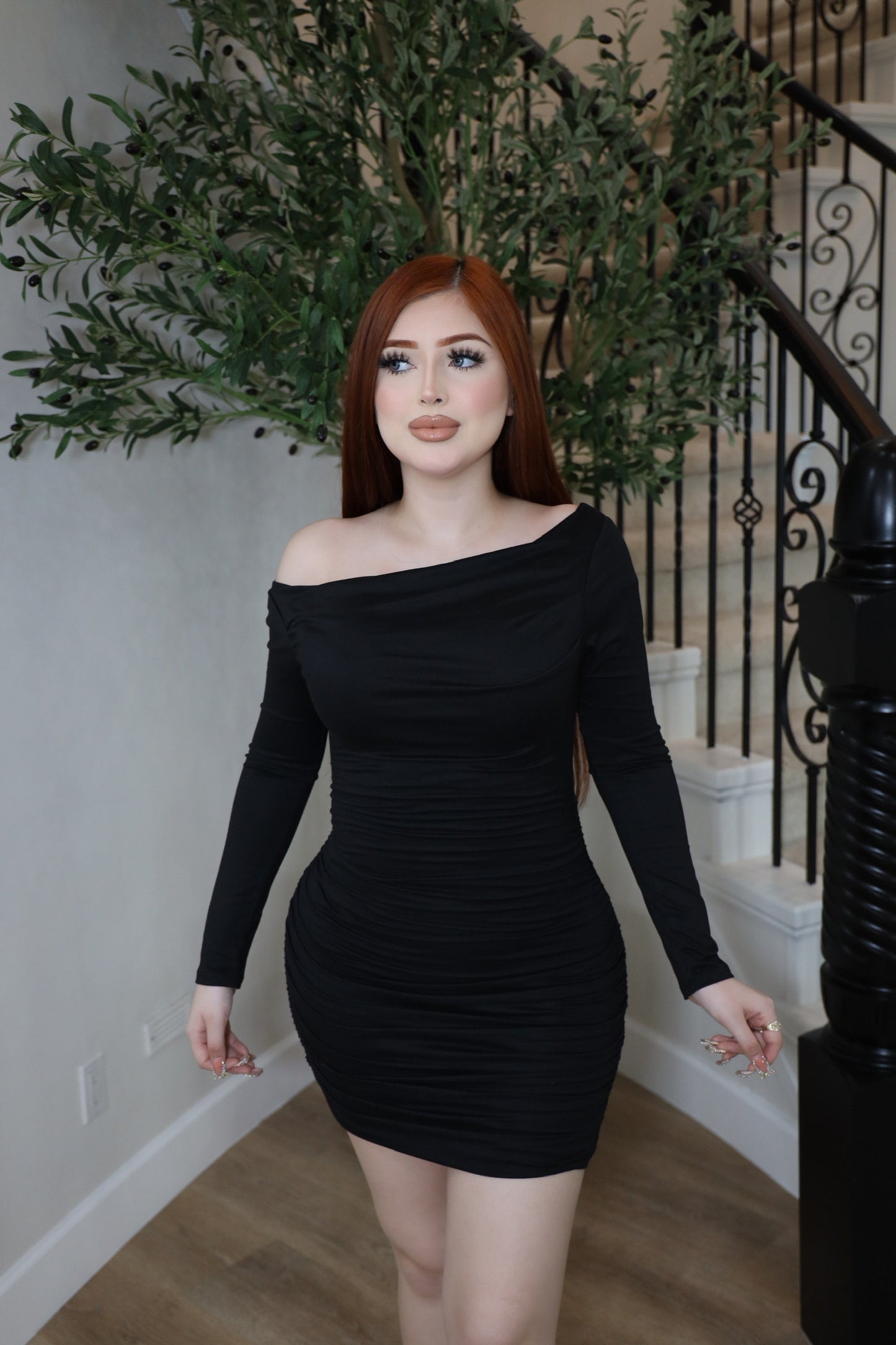 Luna Dress- Available in Pink and Black