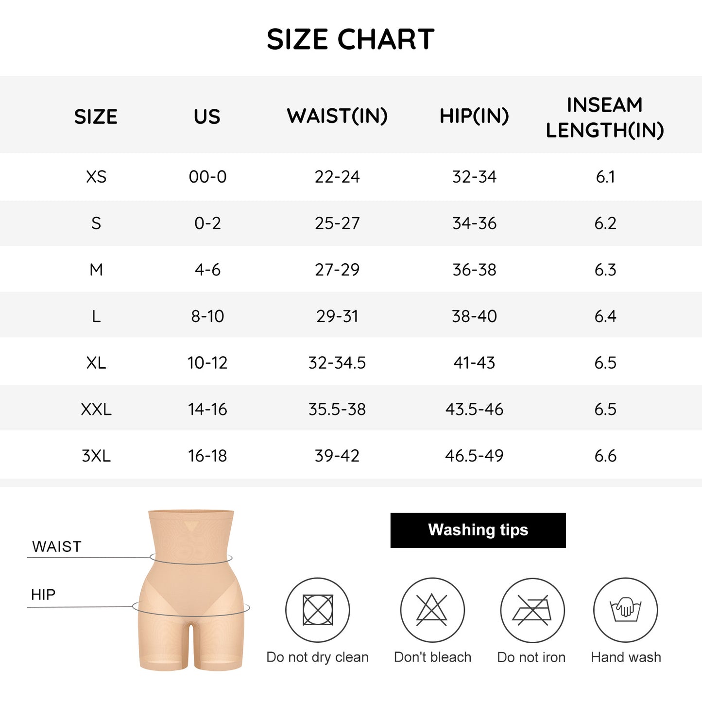 Invisible High-Waist BBL Shorts #93