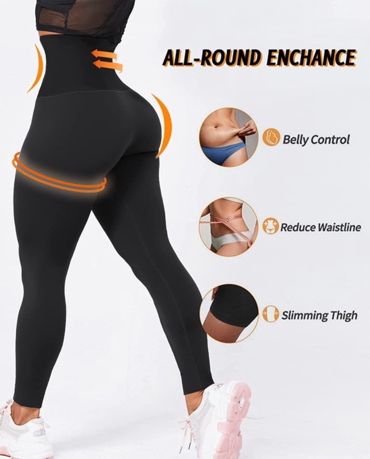 Ollie Leggings Plus- Black