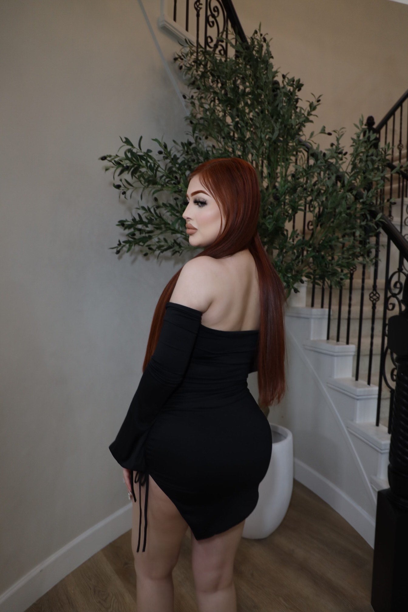 Jaylee Dress- Available In Pink, Black & Nude