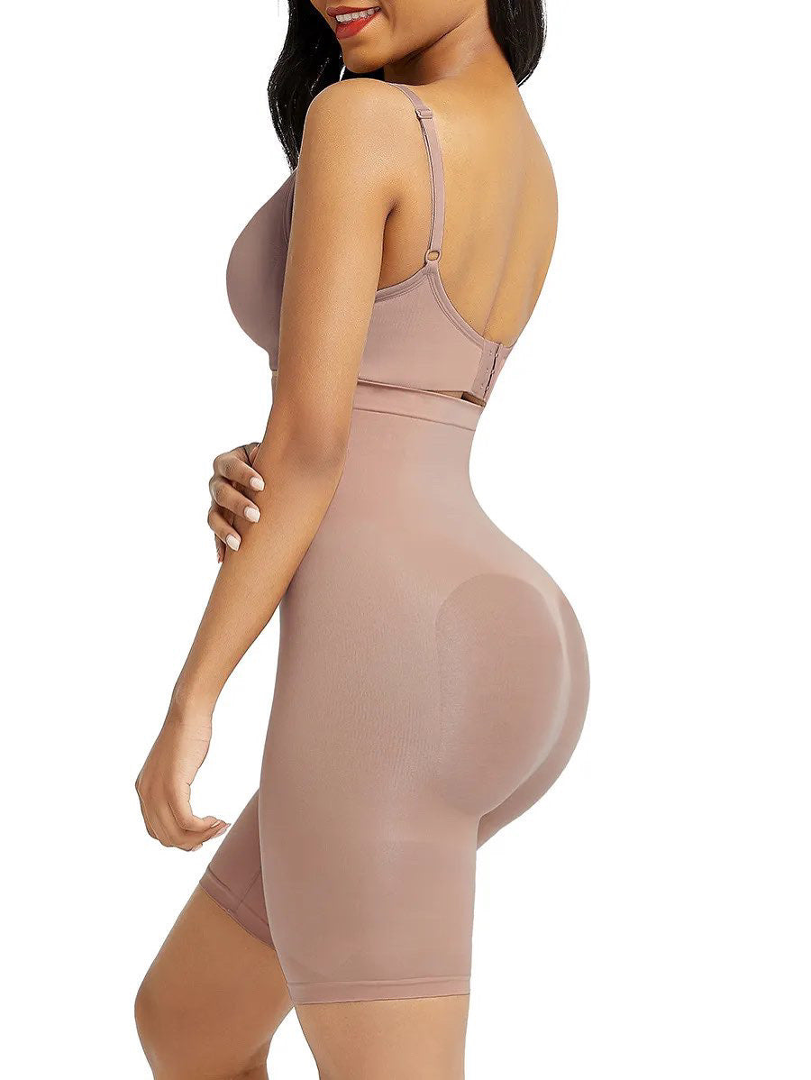 Seamless High-Waisted Mid-Thigh Shaper #99