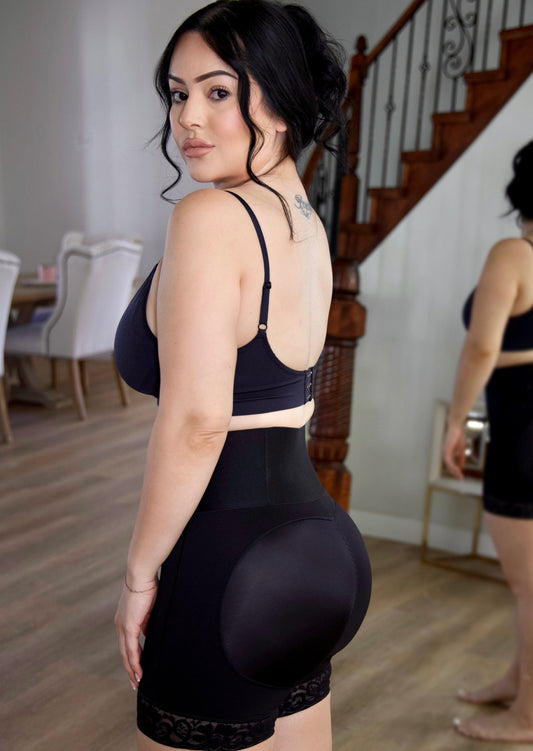Mid-Waist BBL Shorts #47