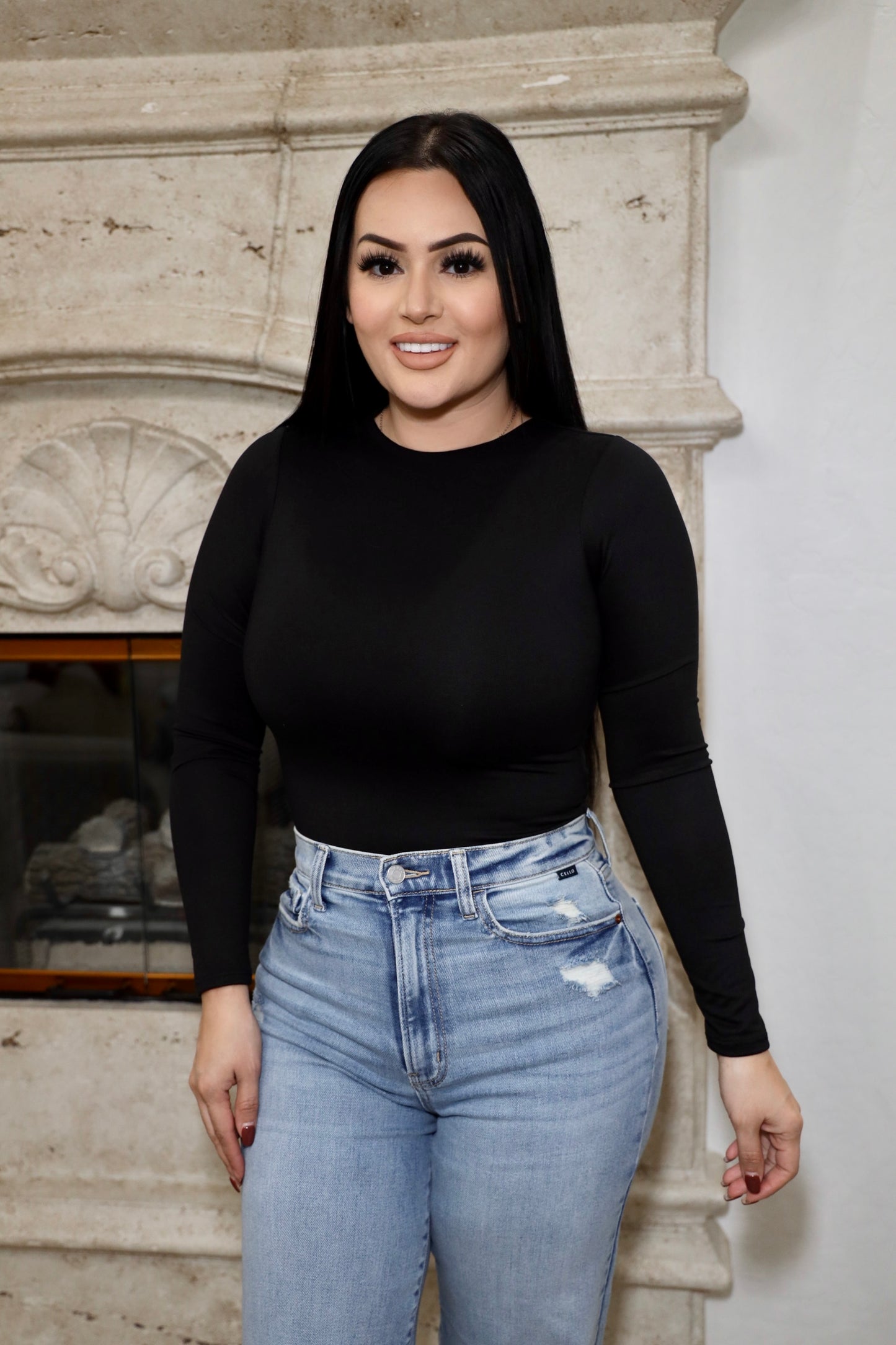 Claudia Longsleeve Bodysuit- Avocado