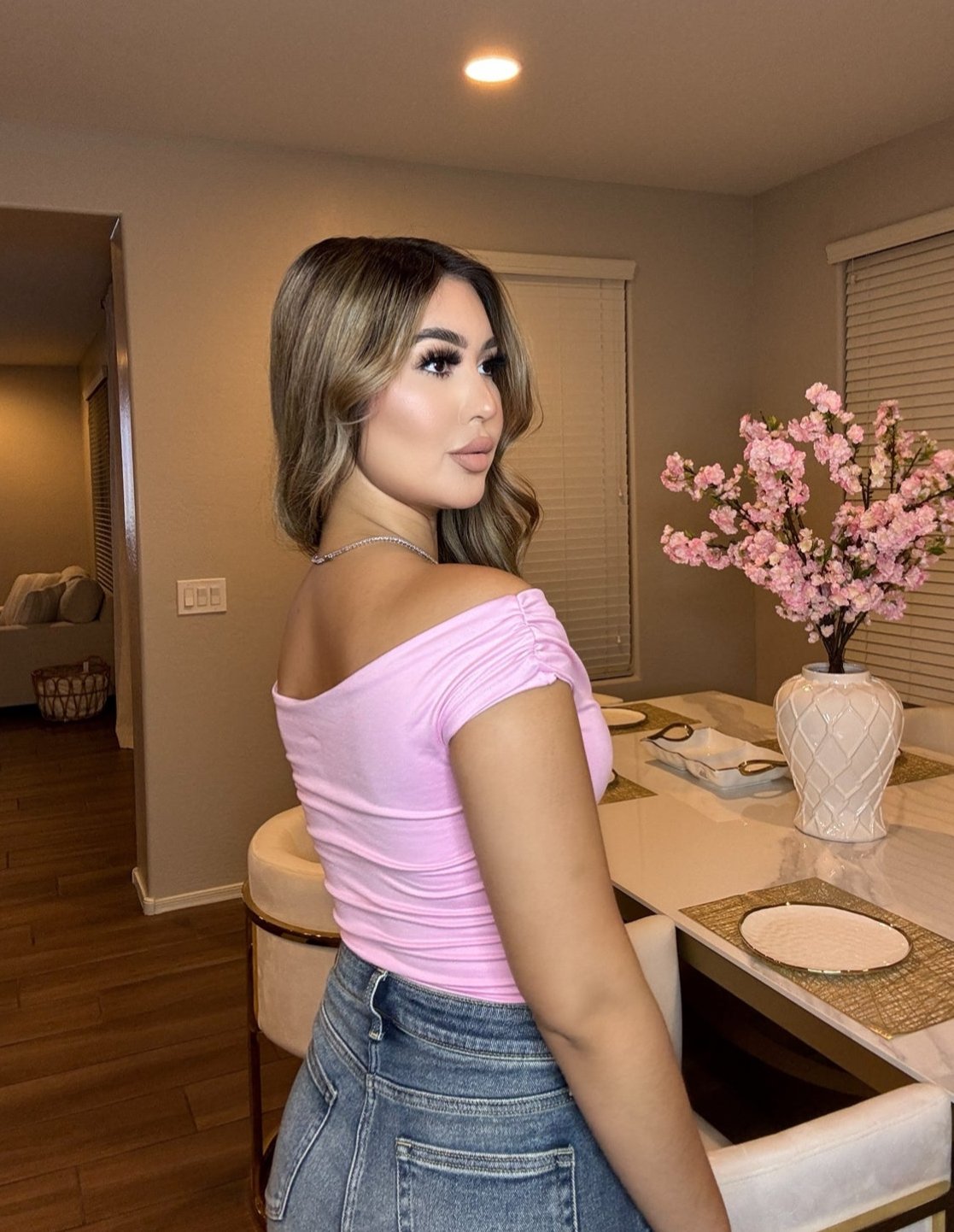 Sandra Top- Pink