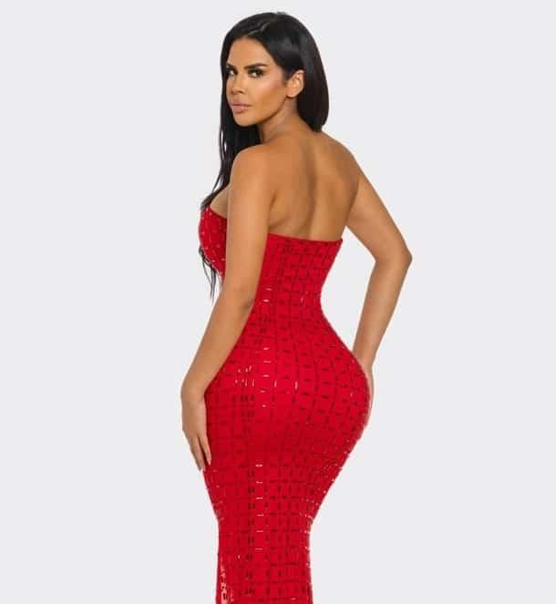 Scarlet Whisper Dress- Available In Red & Black