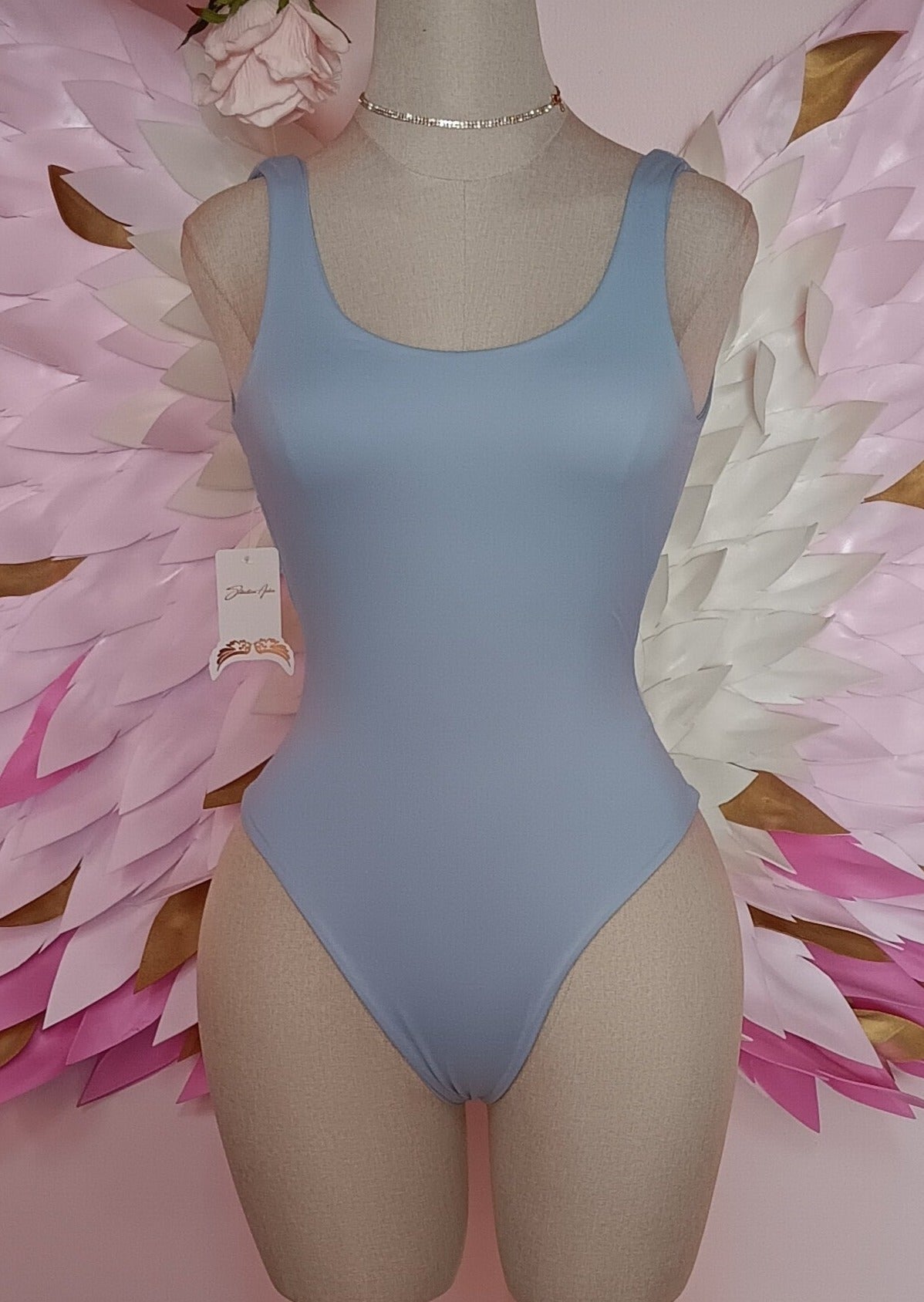 Kristy Bodysuit- Light Blue