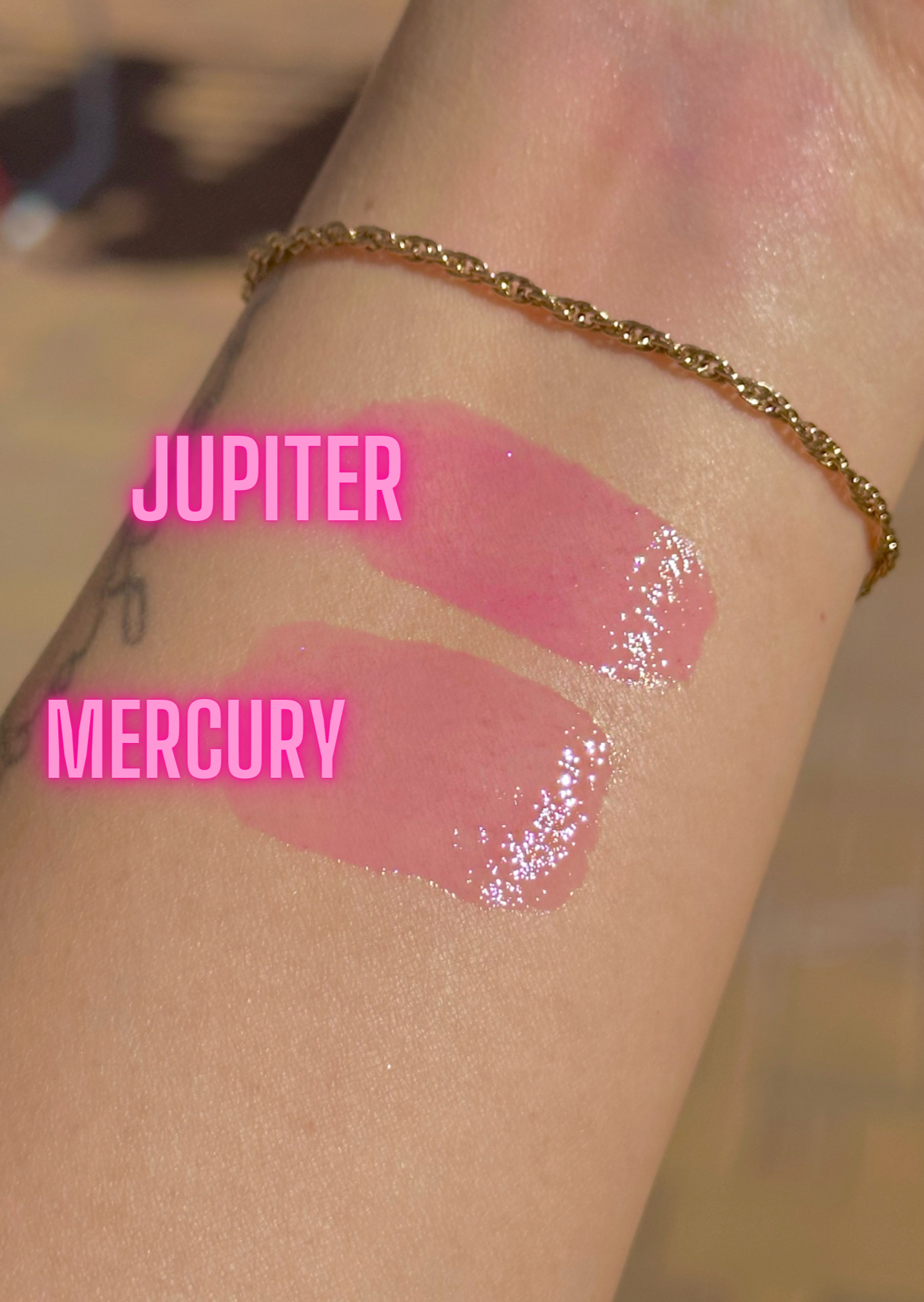 Color Changing Lip Oil Gloss Hot Pink- Jupiter