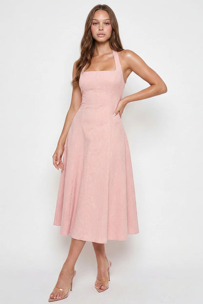 Clarissa Dress- Available In Blue & Pink