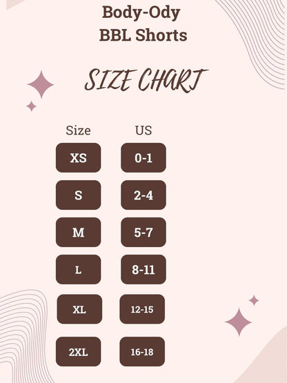 Body-Ody Colombian BBL Shorts- Cocoa Color