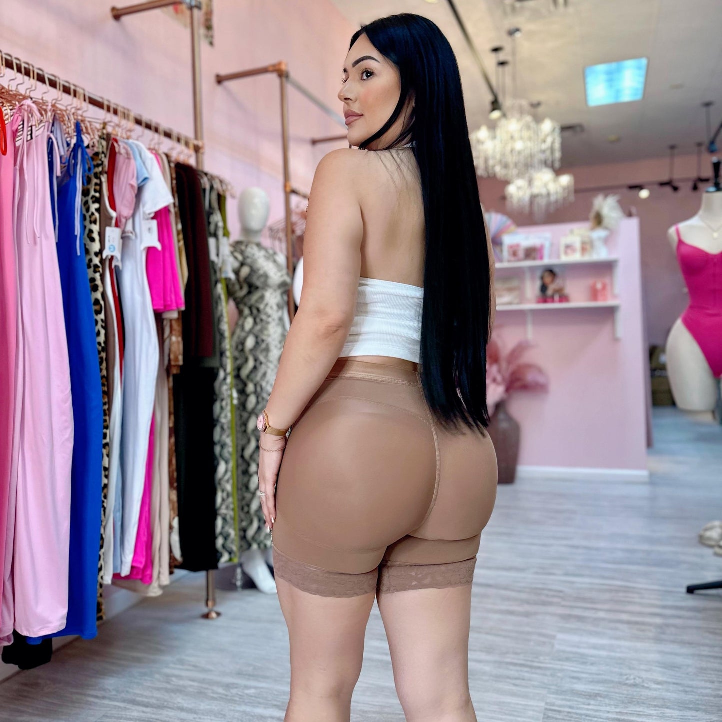 Body-Ody Colombian BBL Shorts- Cocoa Color