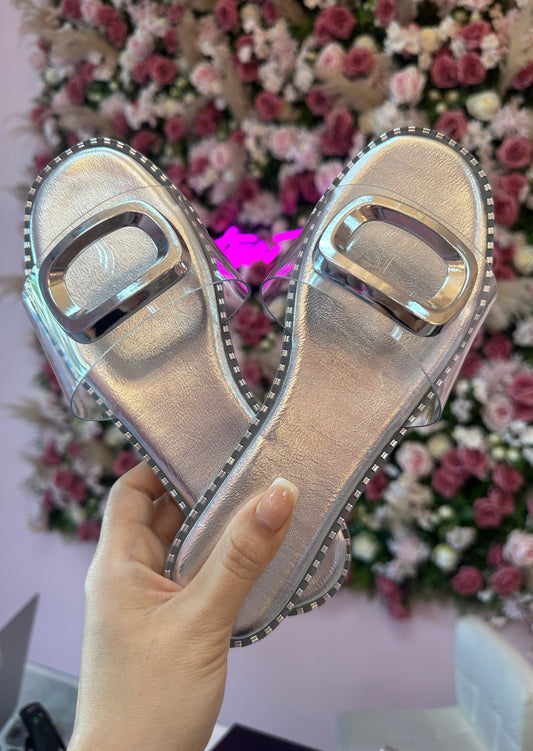 Alta Sandals-Silver