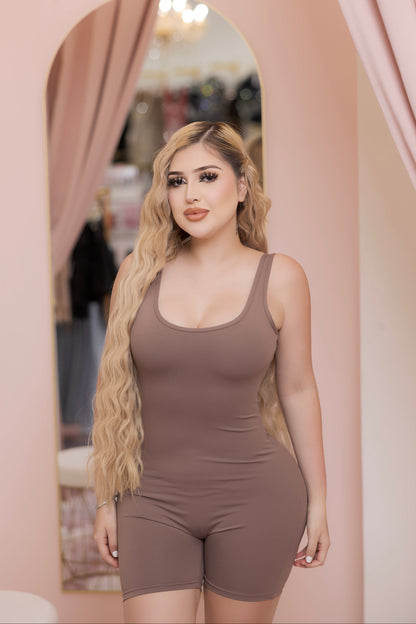 Natasha Romper- Available In Pink,Navy Blue,Sage, Latte & Black