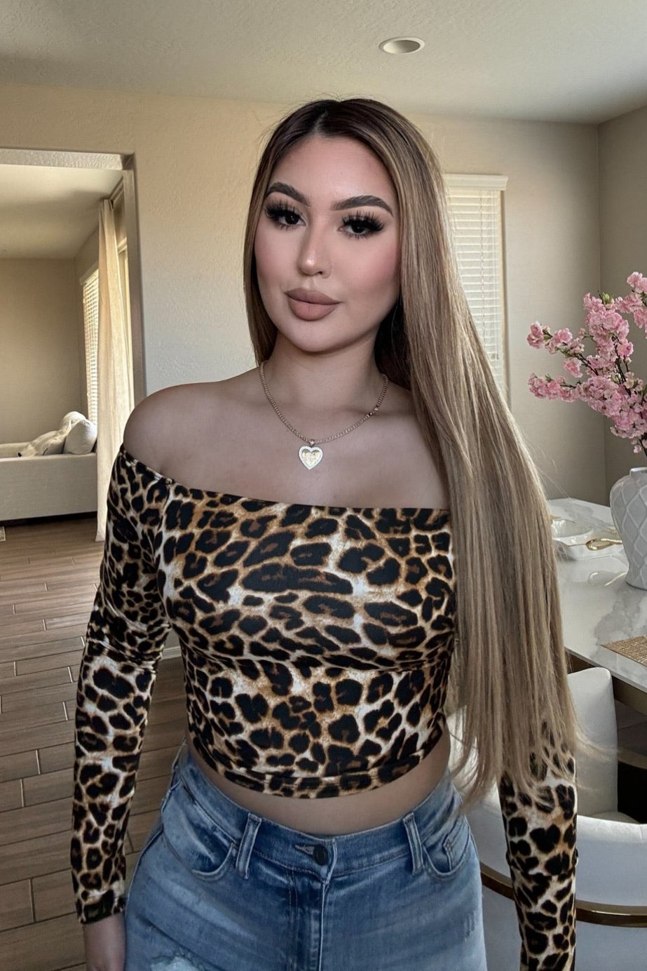 Janine Top- Animal Print