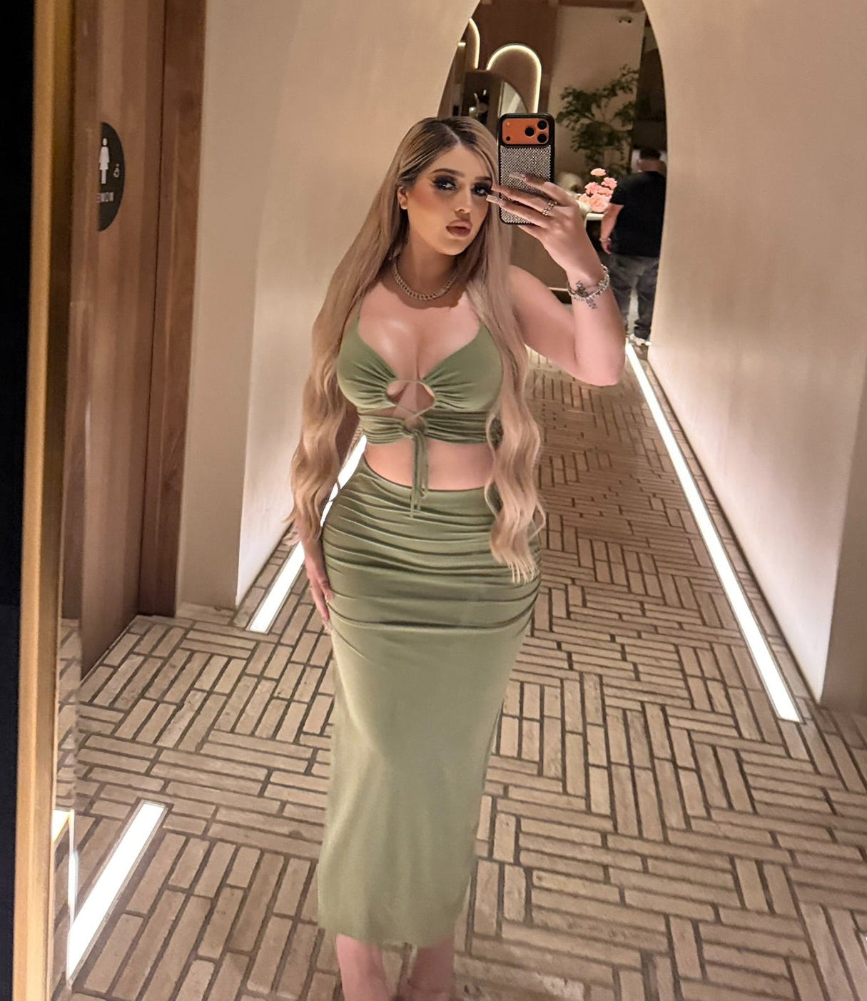 Wanda Skirt Set- Available In Black & Green