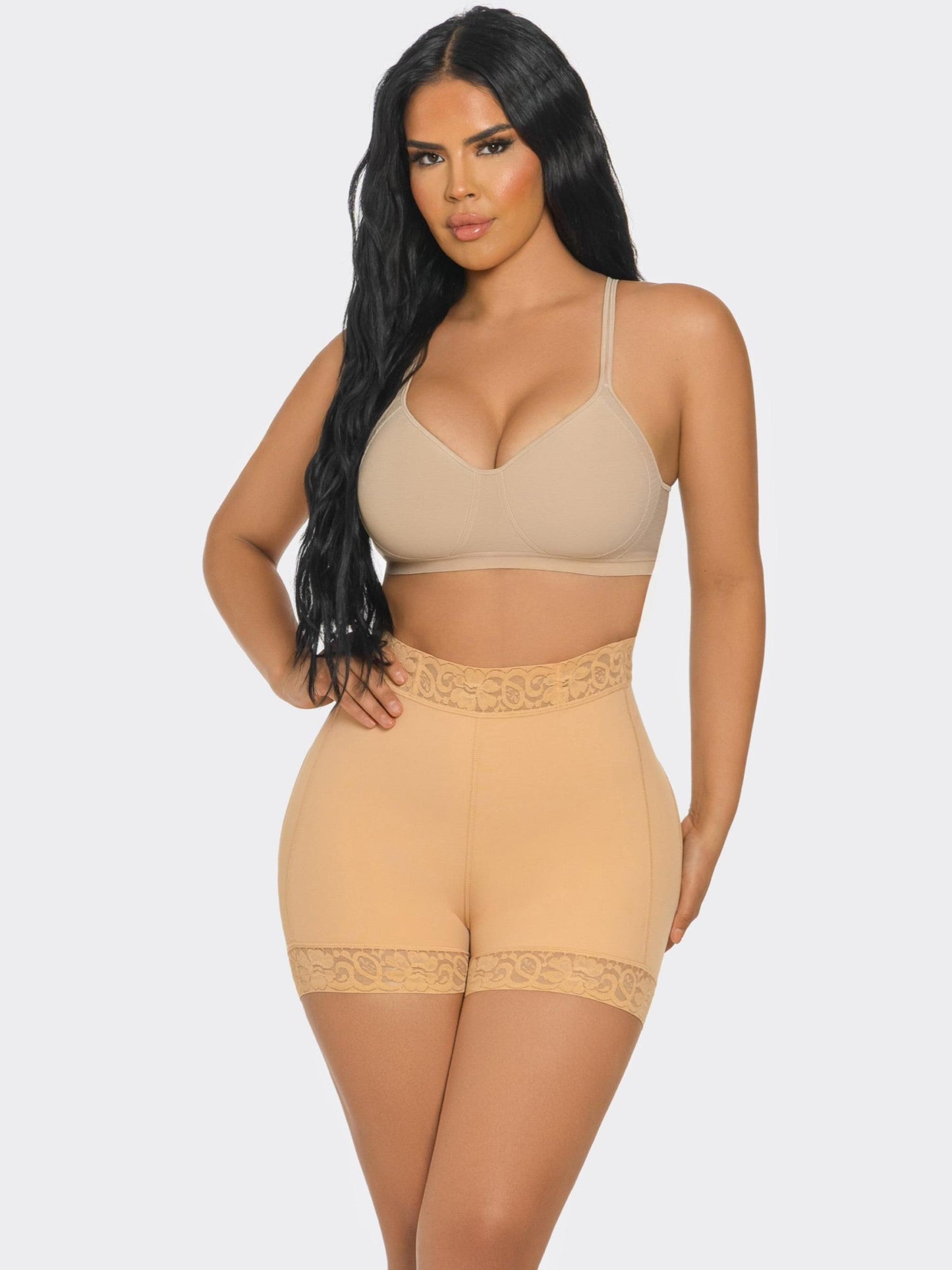 Mid-Waist Lace BBL Shorts 🍑🔥 #67