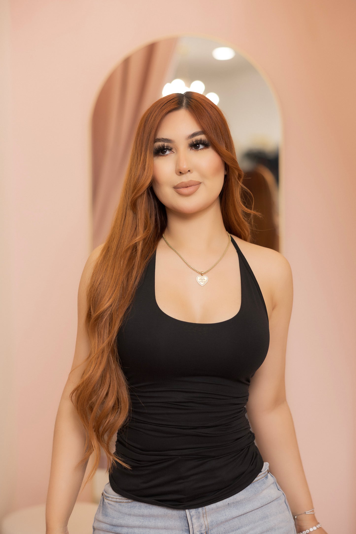 Dara Top -  Available in Black, Mocha, Orange, Pink & White