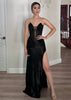 Hailey Corset Gown-Black