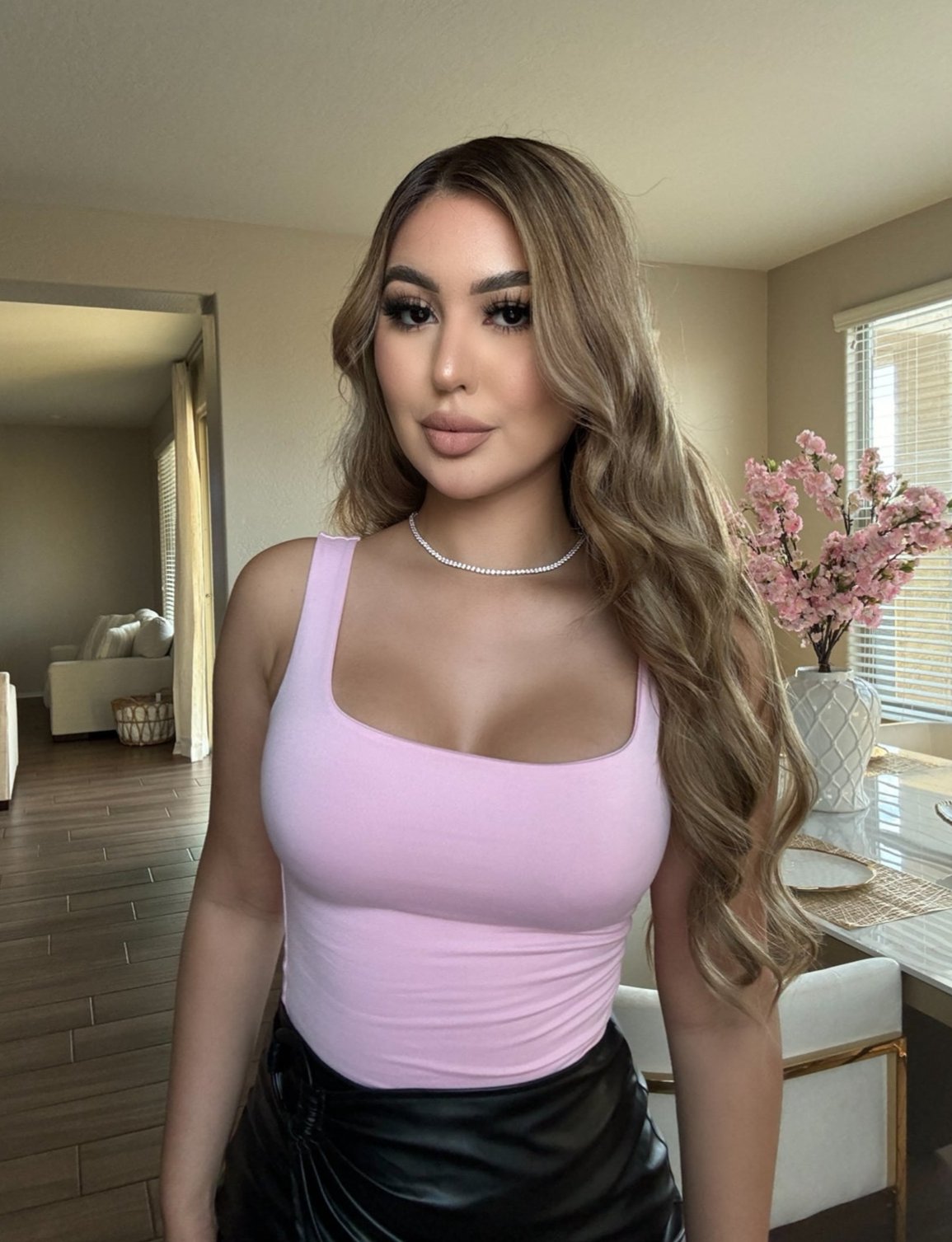 Makayla Tank Top- Pink