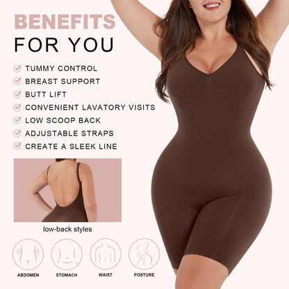Slimming LOW BACK Bodysuit Shapewear #145