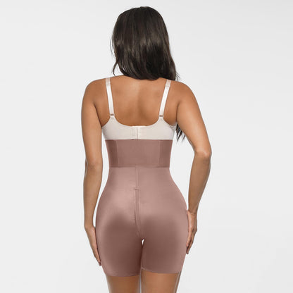 ZIP-UP High Waist Invisible BBL Shorts #2076 Seamless