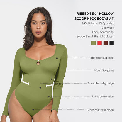 Long-Sleeve Pearl Bodysuit #16