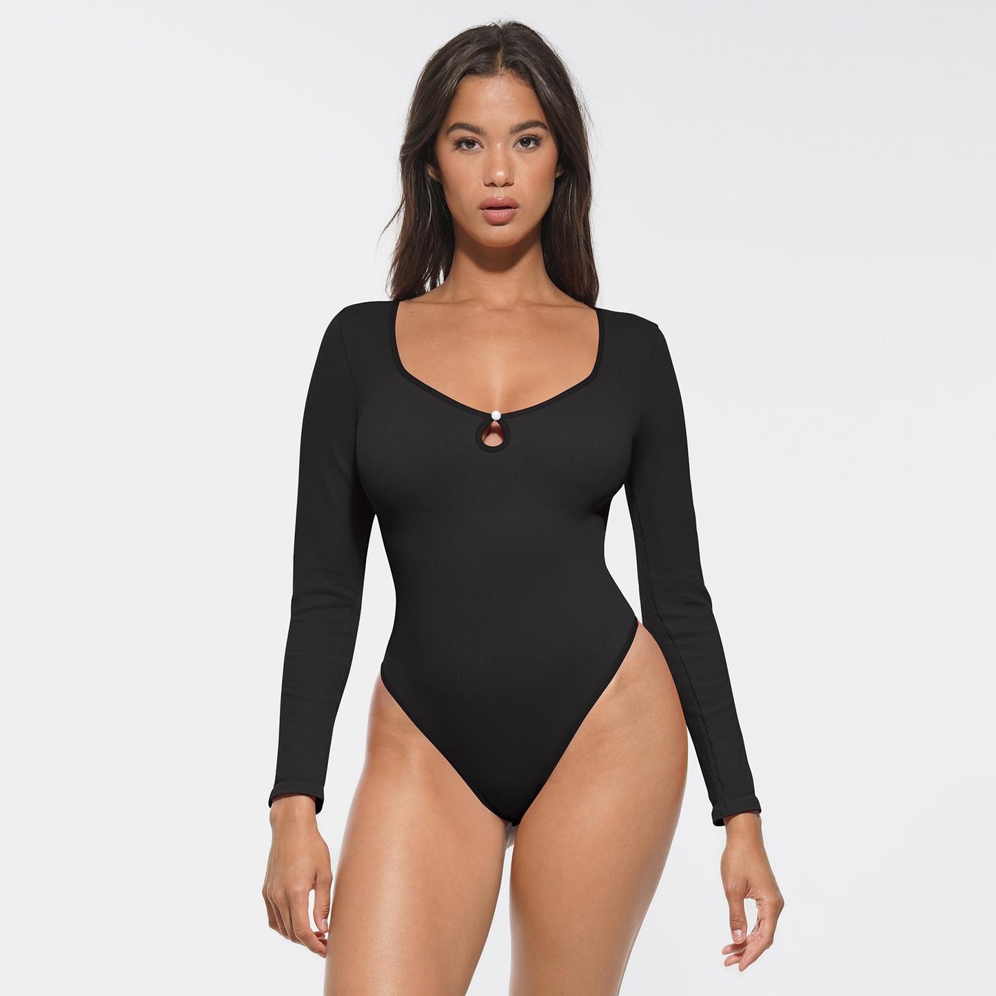 Long-Sleeve Pearl Bodysuit #16