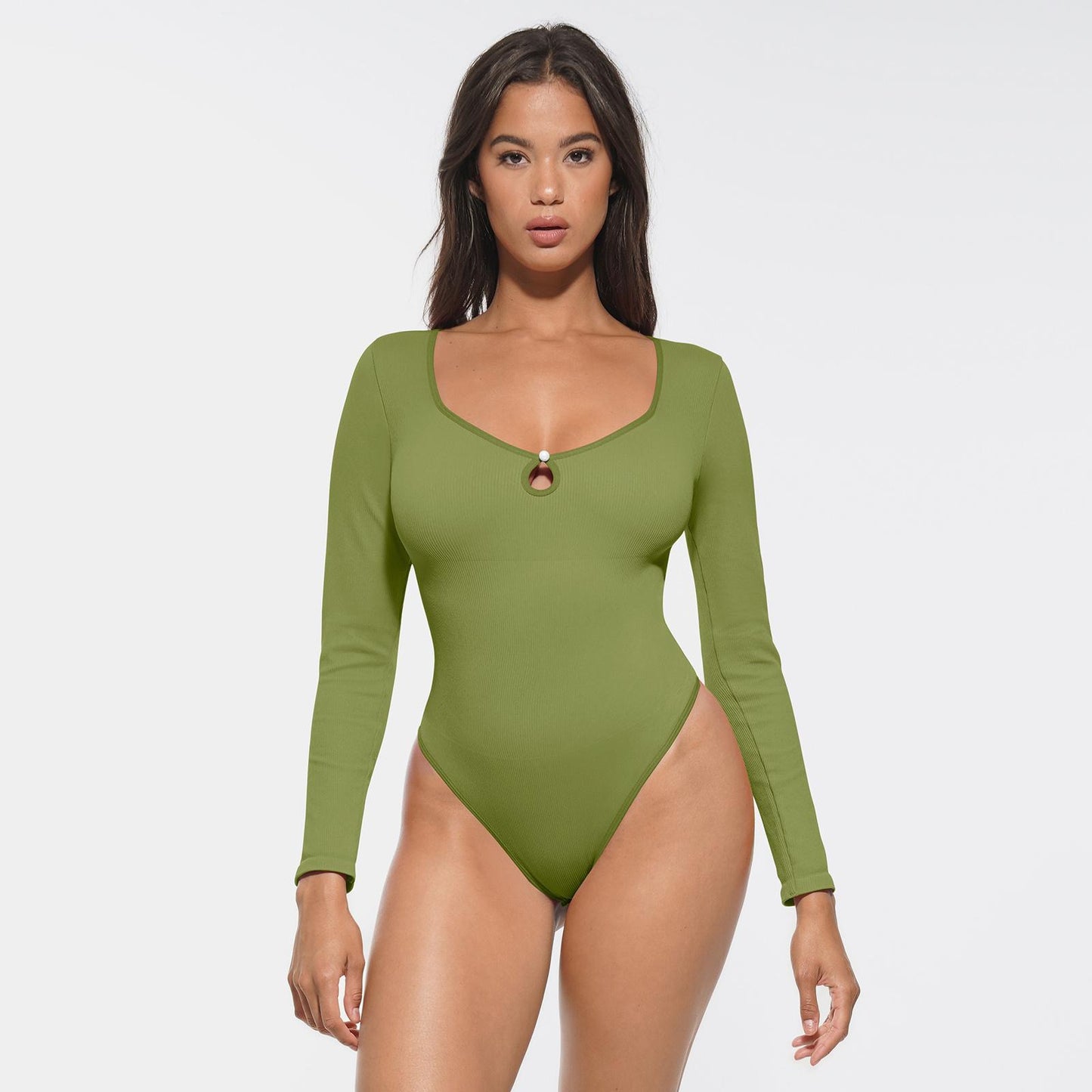 Long-Sleeve Pearl Bodysuit #16