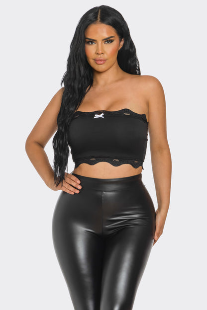 Kendra Tube Top- Black