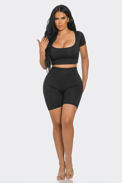 Marlee Short Set- Black