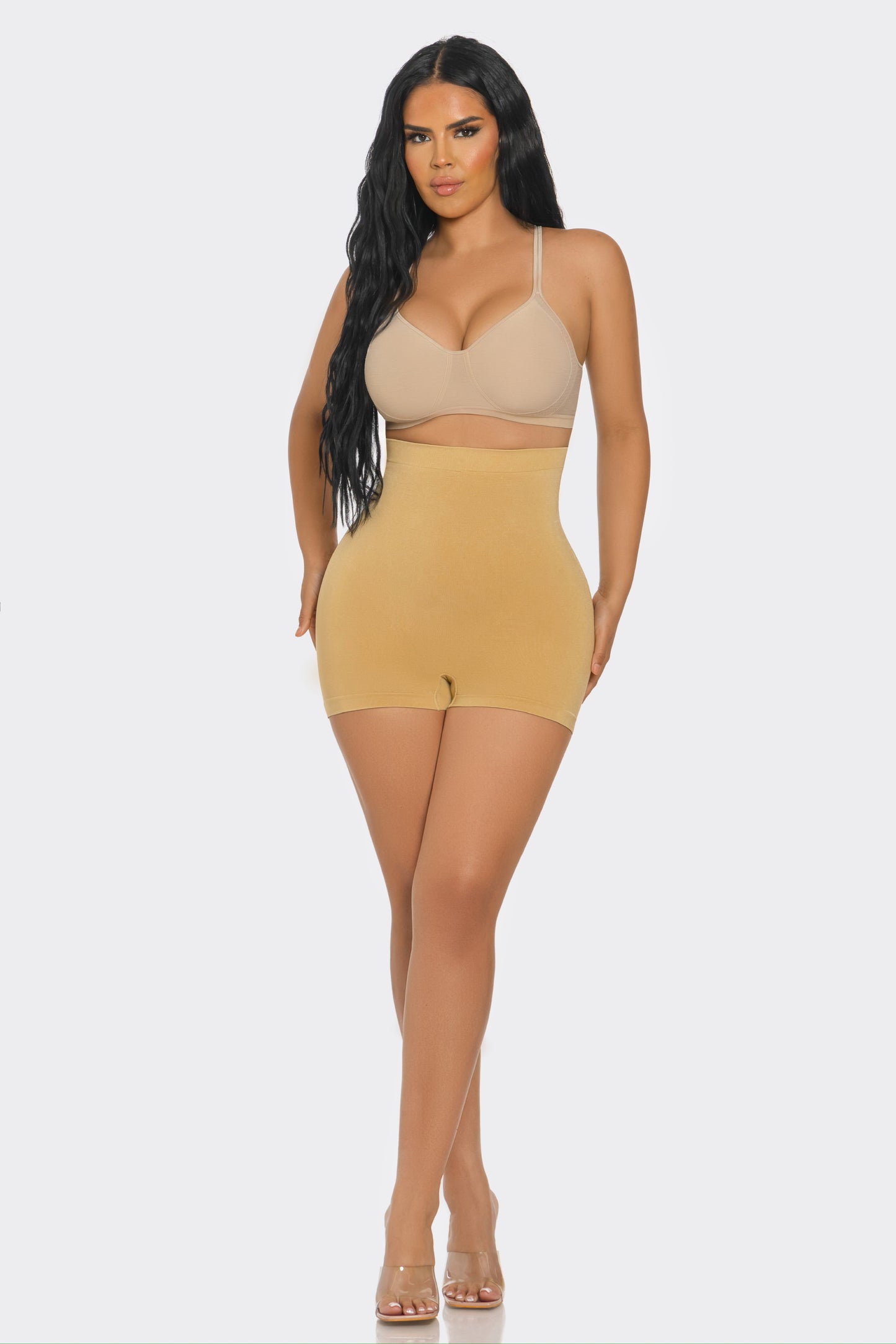 Seamless Hi-Waist Boy Short #8055