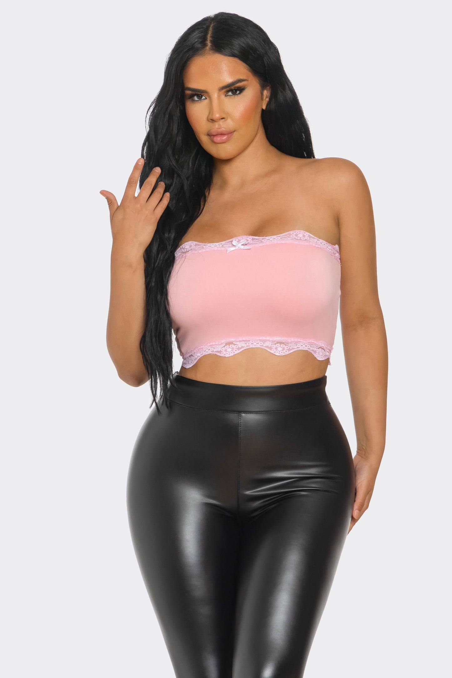 Kendra Tube Top- Pink