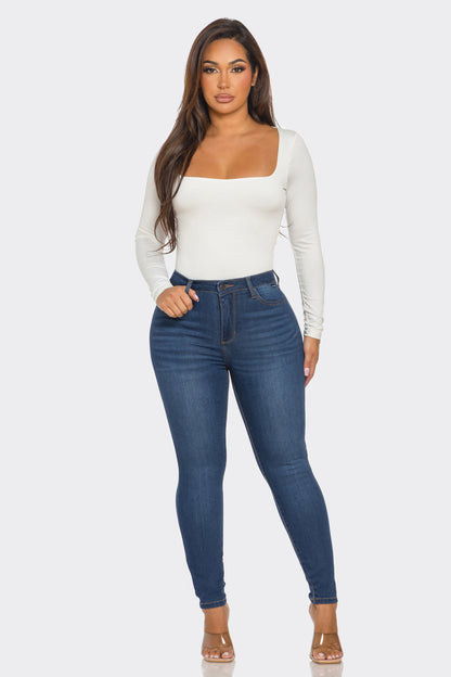 Lexy Skinny Jeans- Dark Blue