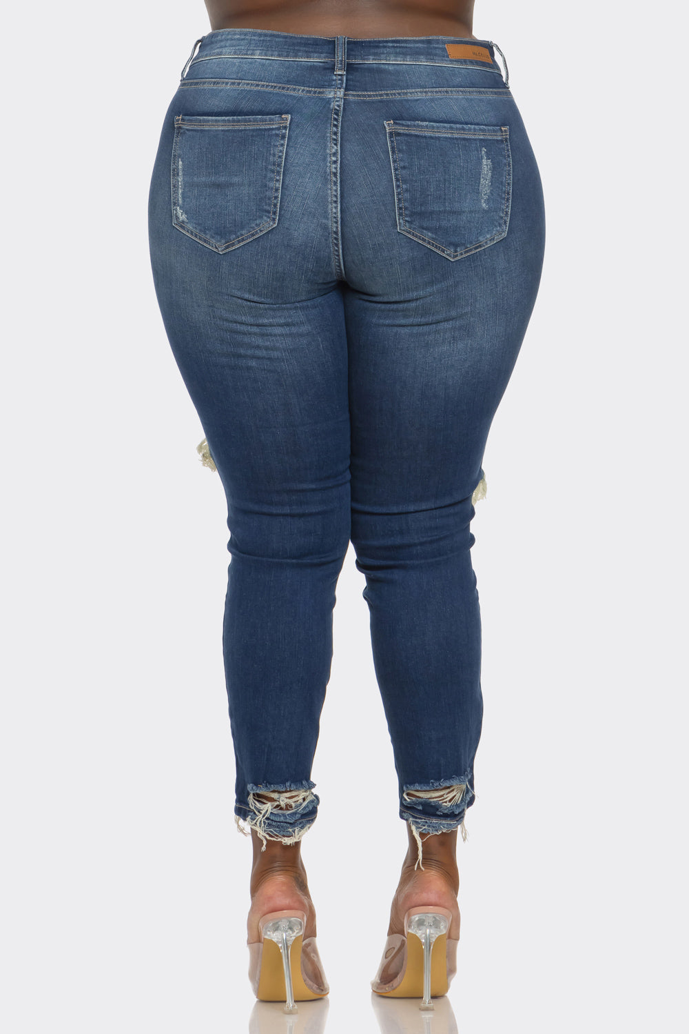 Tina Jeans Plus- Dark Denim