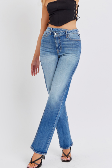 Gabriel Dad Jeans- Dark Denim