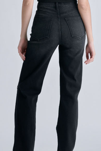 Damian Dad Jeans- Black