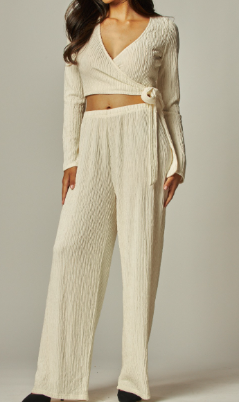 Stephany Pant Set- Off White