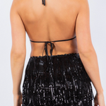 Jayla Skirt Set- Black