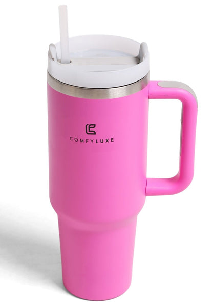 Comfy Luxe Tumbler- Fuchsia