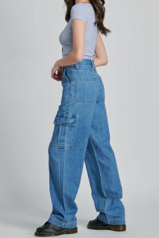 90's Baggy Jeans- Medium Denim