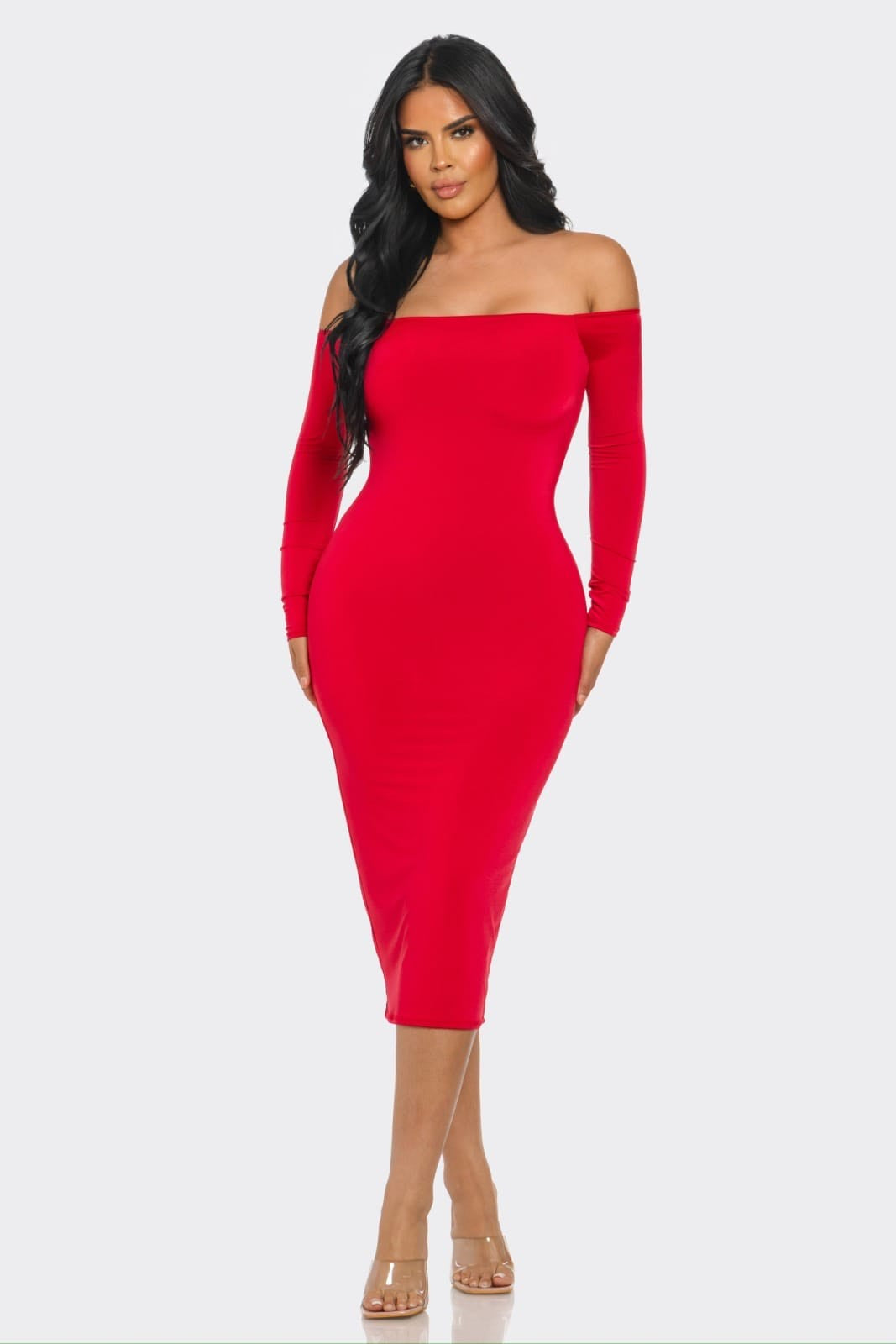 Arielle Dress- Red