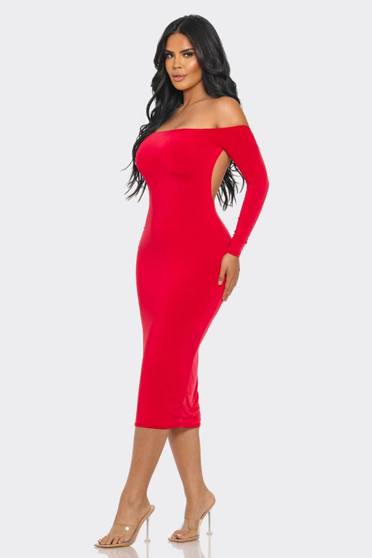 Arielle Dress- Red