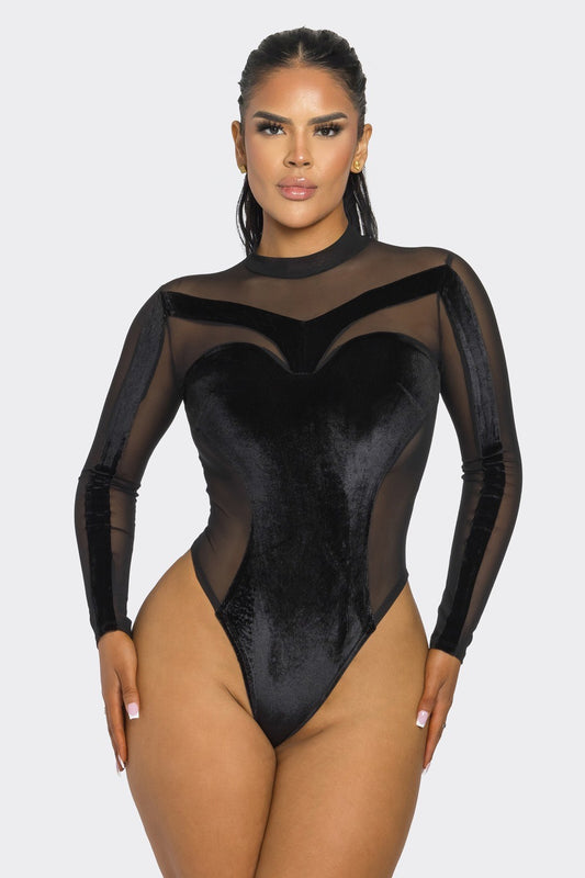 Lucia Bodysuit- Black