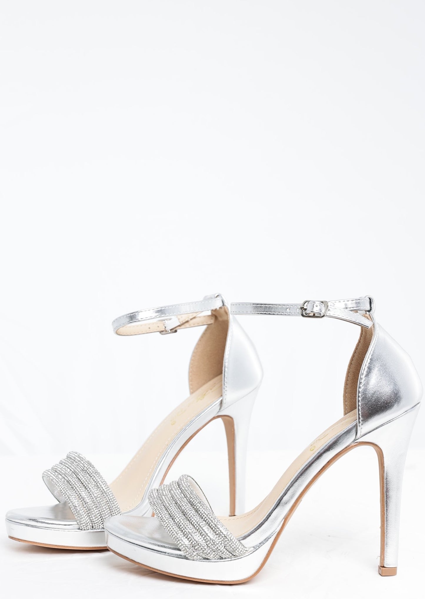 Ireland Heels- Silver