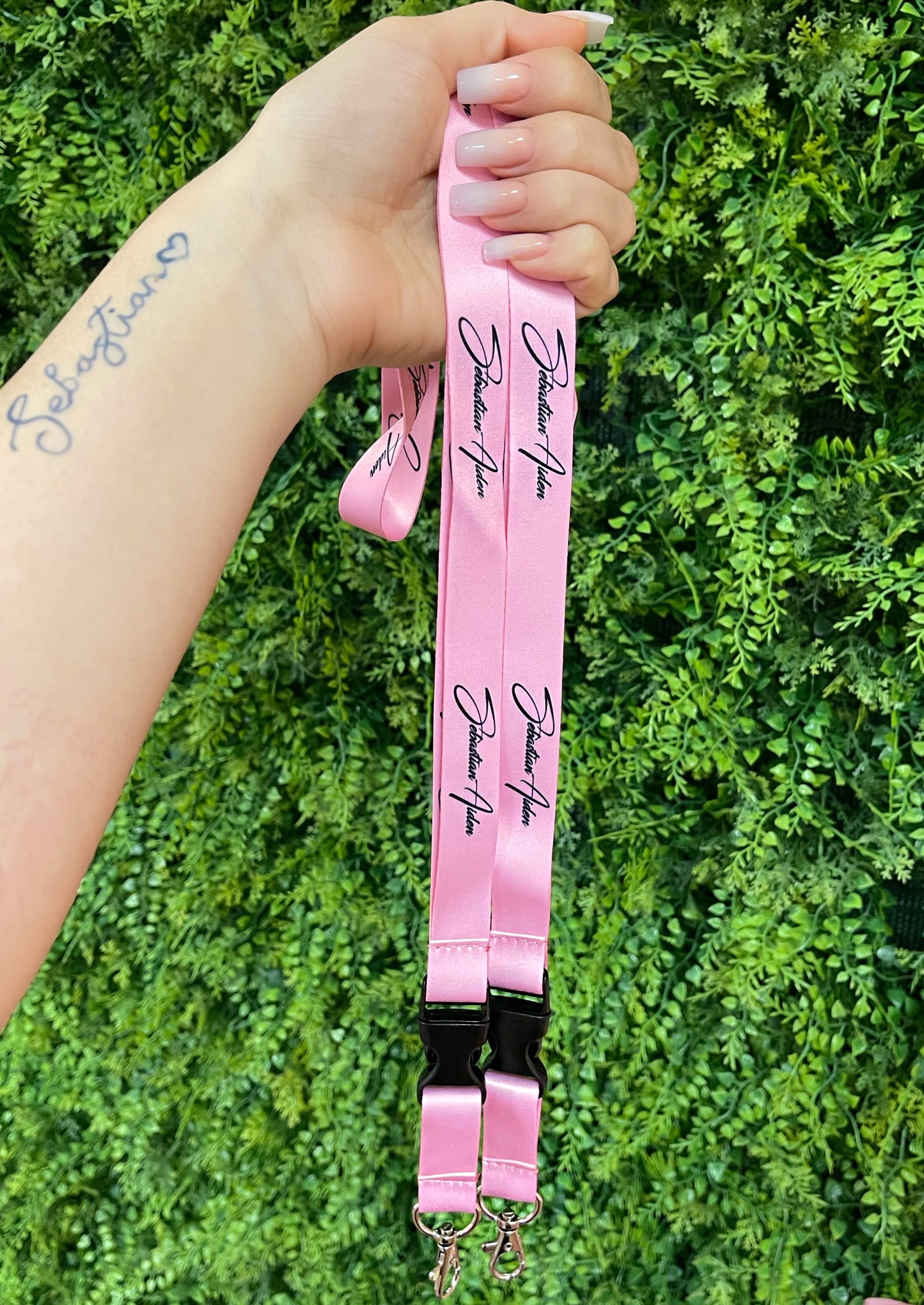 LANYARD- Sebastian Aiden Pink